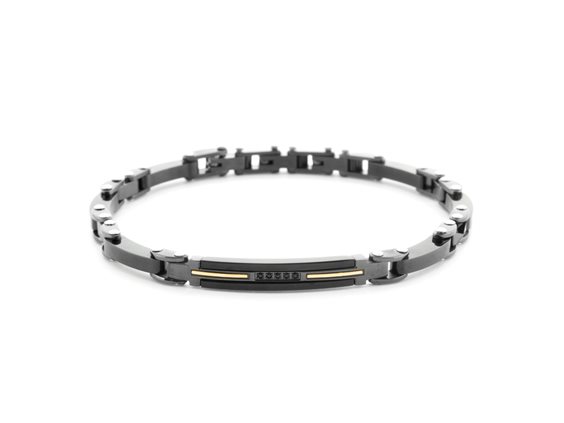 Bracciale 4US: Cesare Paciotti Uomo in Acciaio 4UBR6943 - 4UBR6943